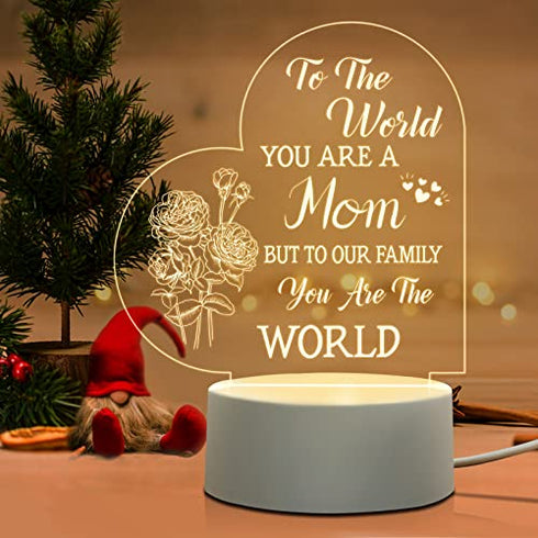 3D Night Light For Mom